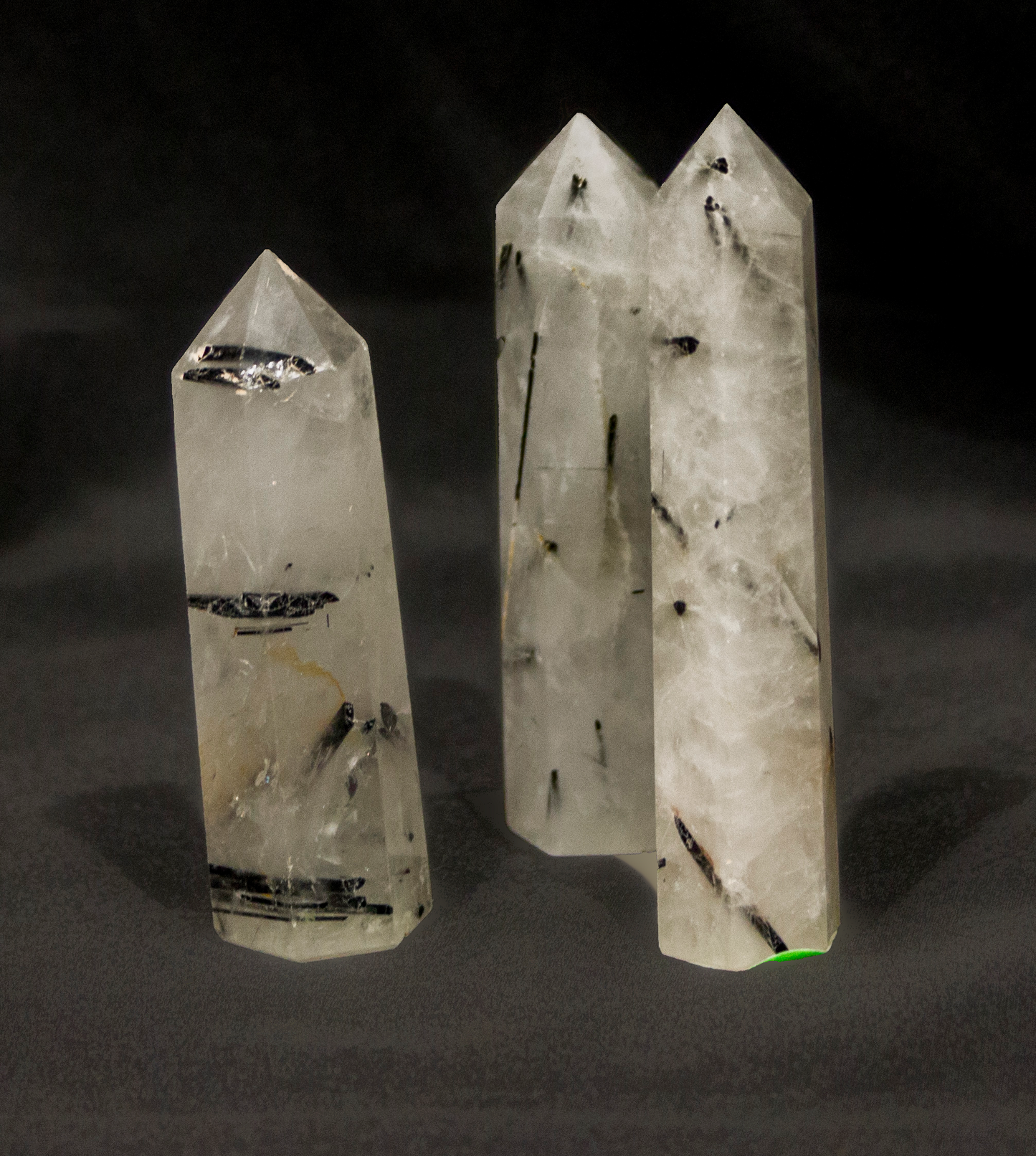 Black Tourmaline in Quartz Tower