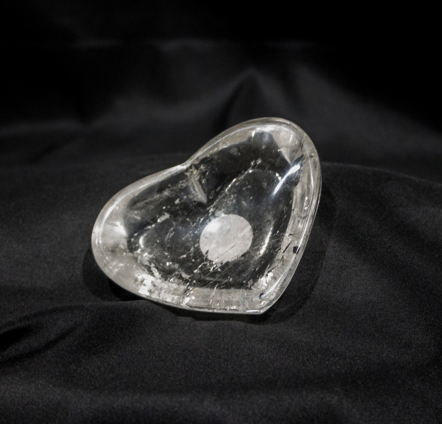 Clear Quartz Heart Bowl