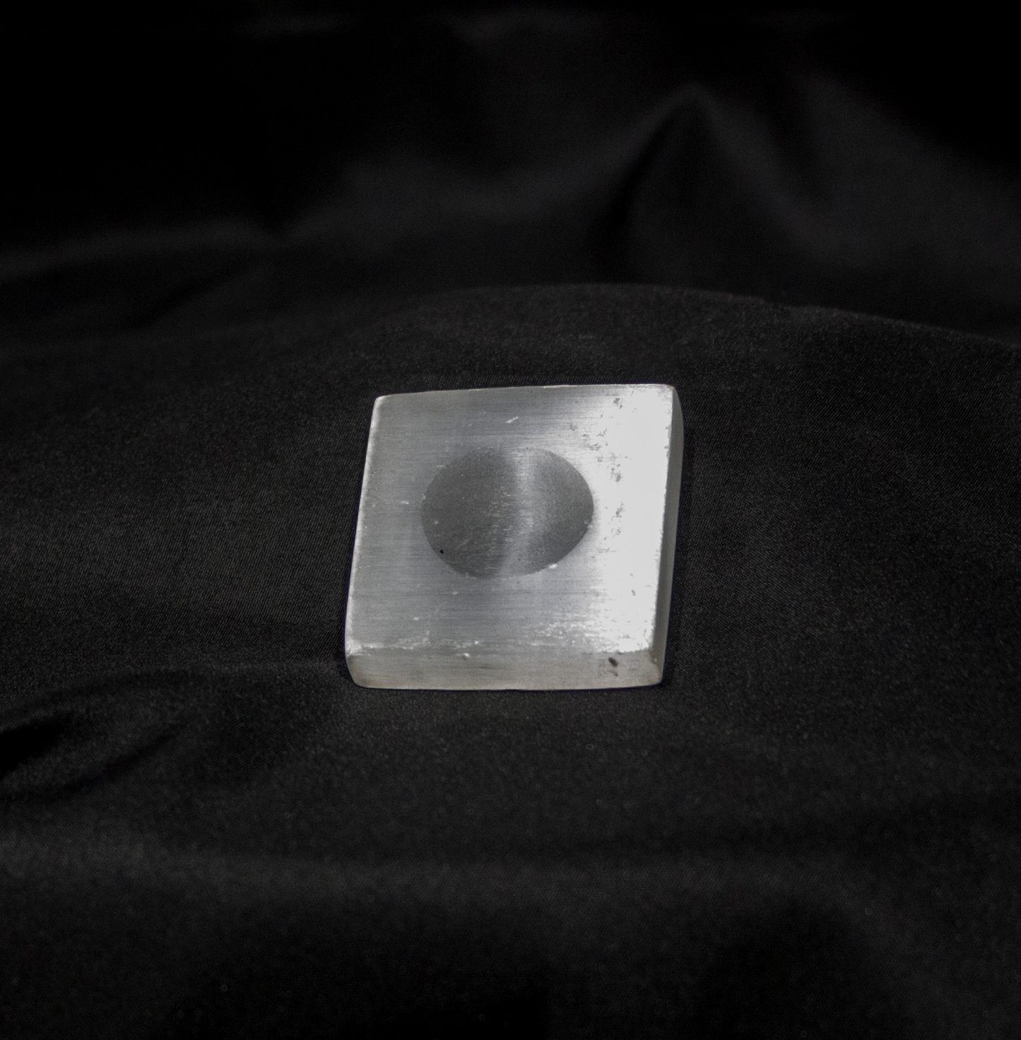 Selenite Thumb Stone