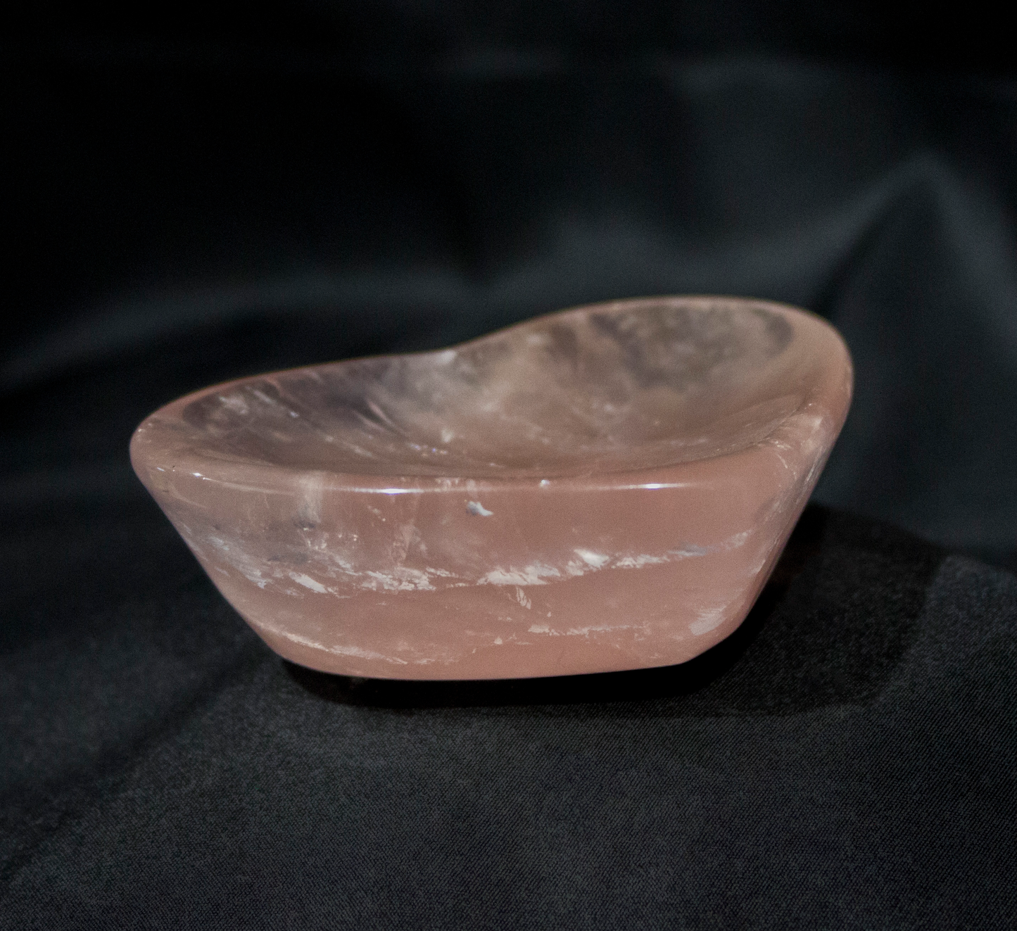 Rose Quartz Heart Bowl