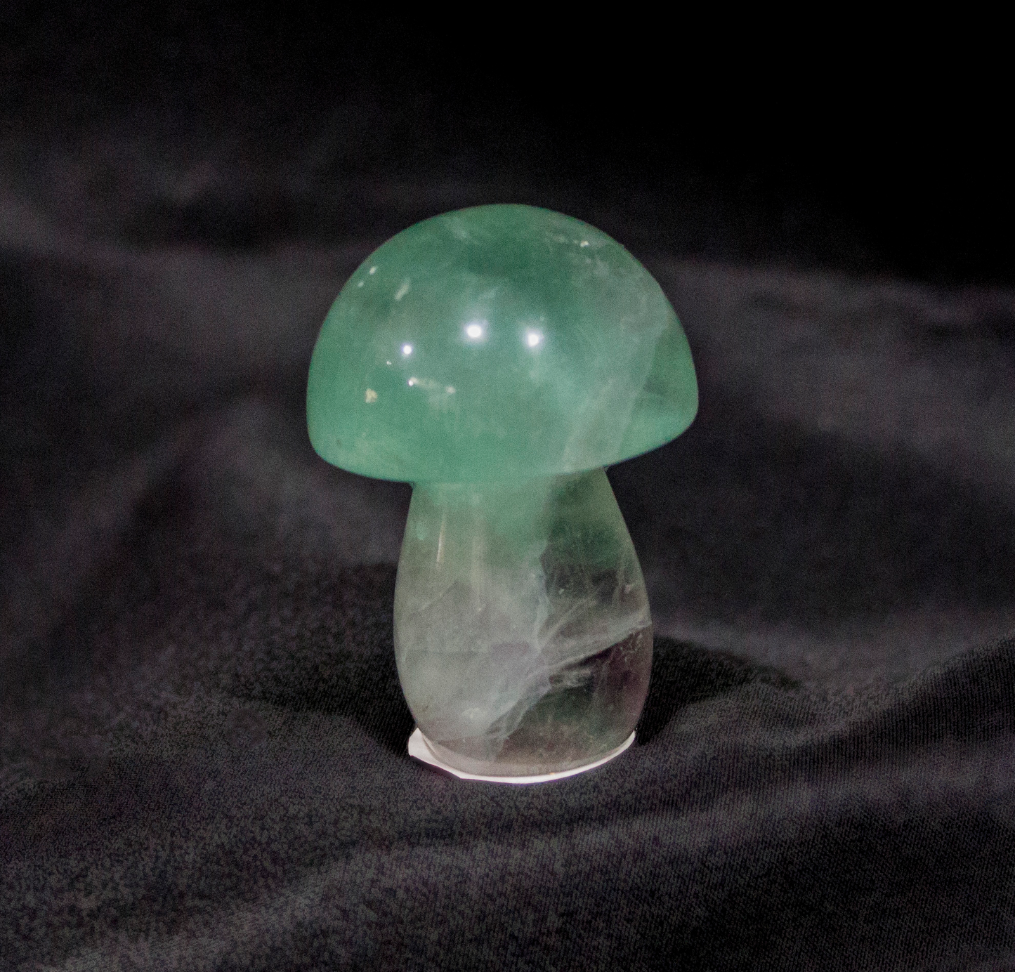 Large Rainbow Fluorite Mushroom