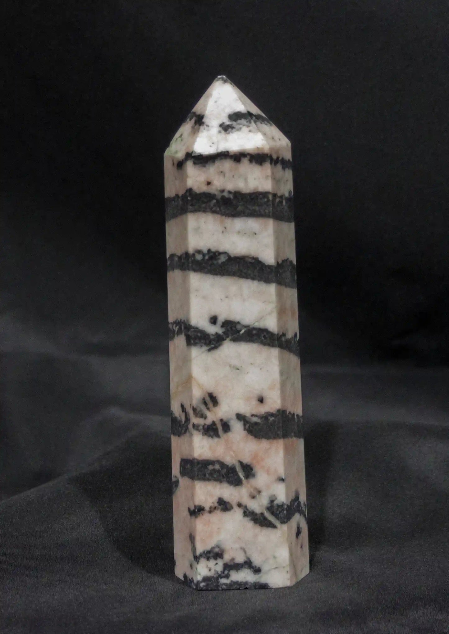 Pink Zebra Jasper Tower
