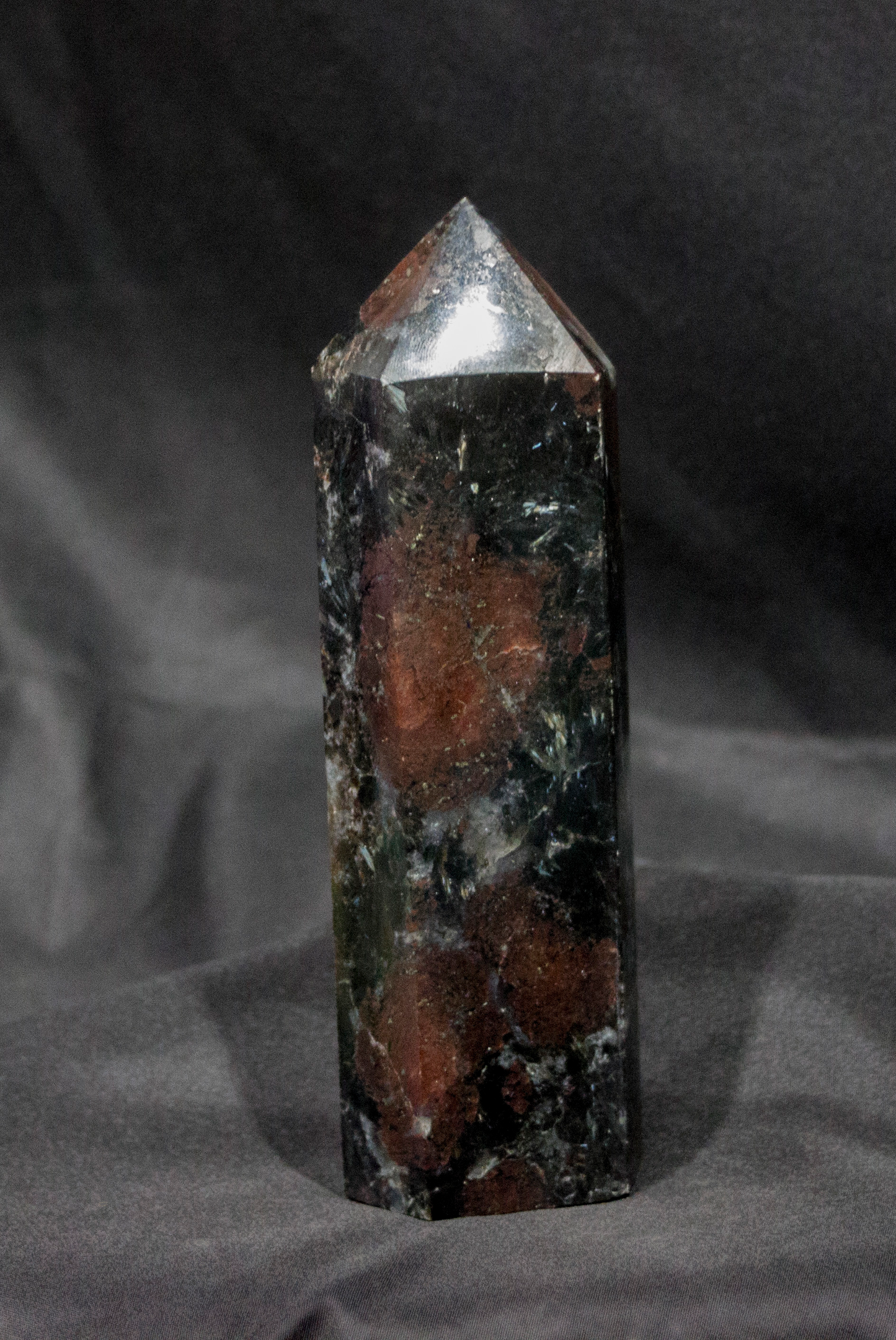 Astrophyllite and Garnet Tower