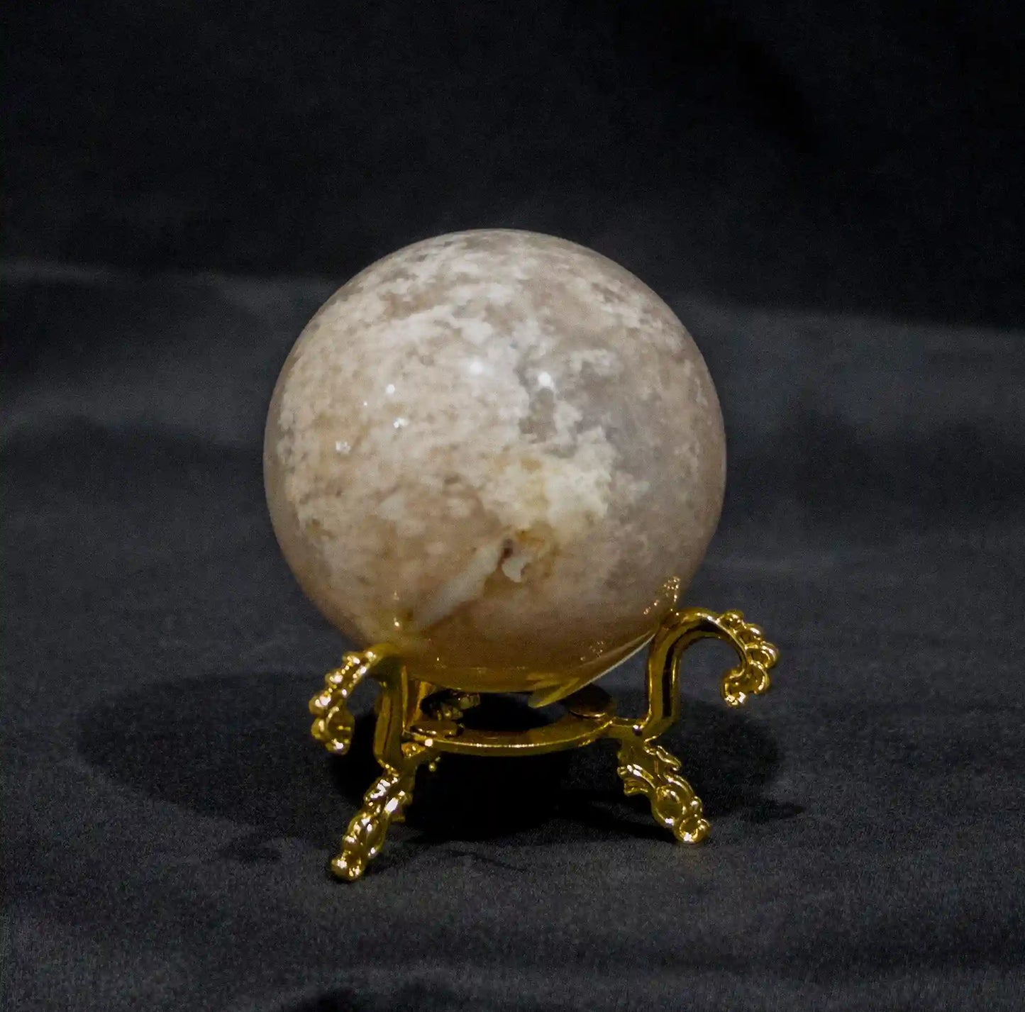 Flower Agate Sphere