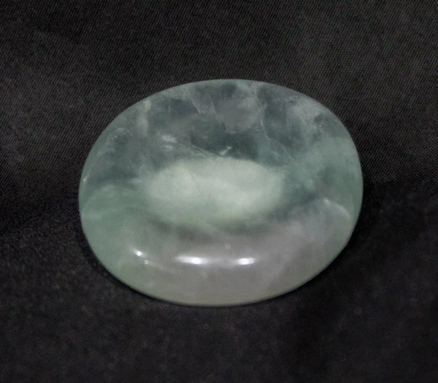 Green Fluorite Thumb Stone