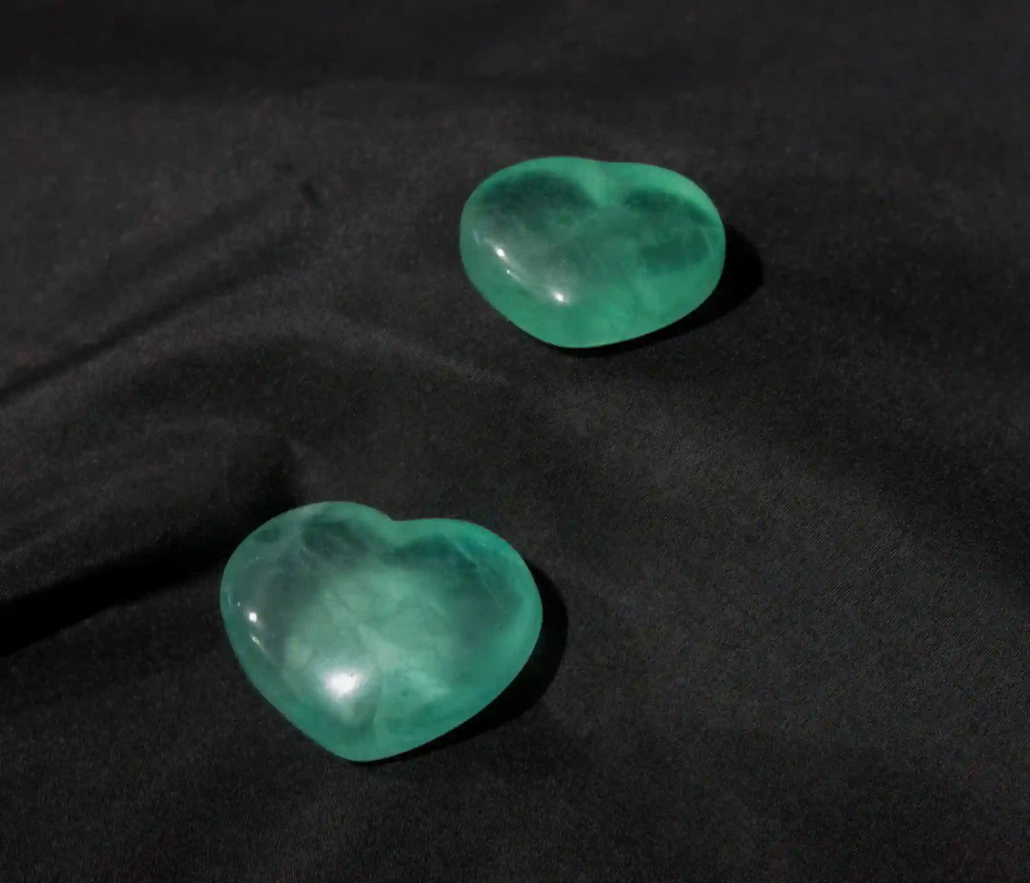 Green Fluorite Heart