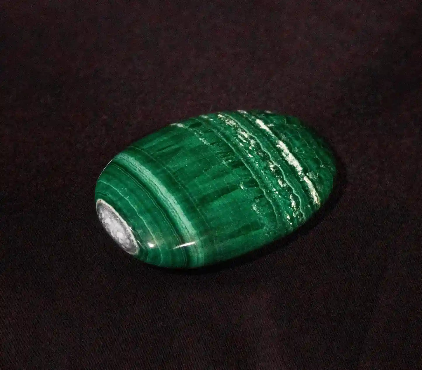 Malachite Palm Stone