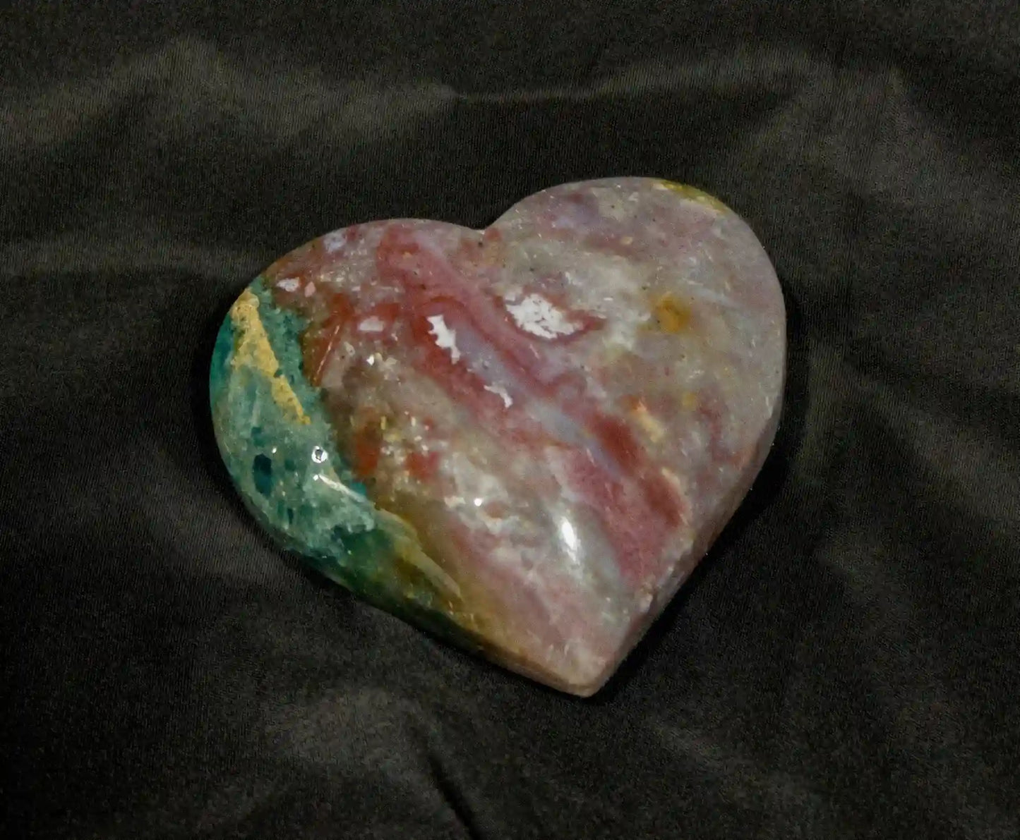 Ocean Jasper Heart