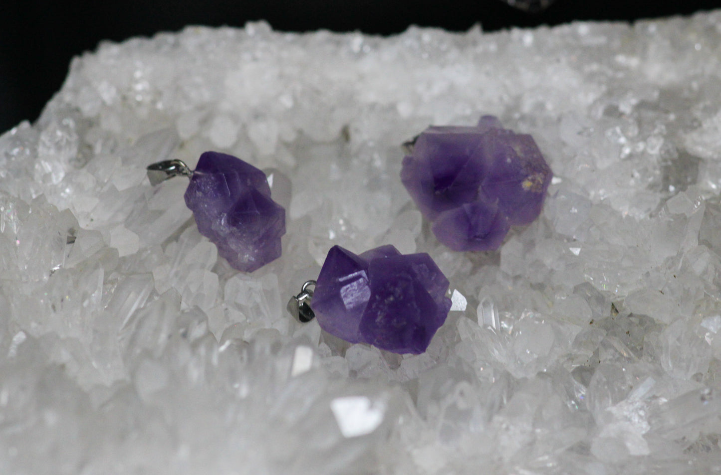 Amethyst Cluster Pendant