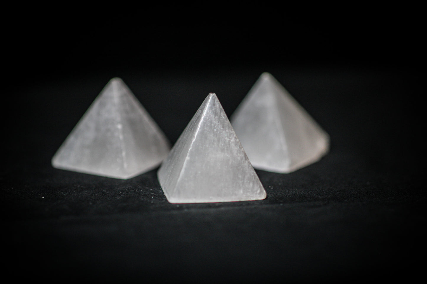 Selenite Pyramids